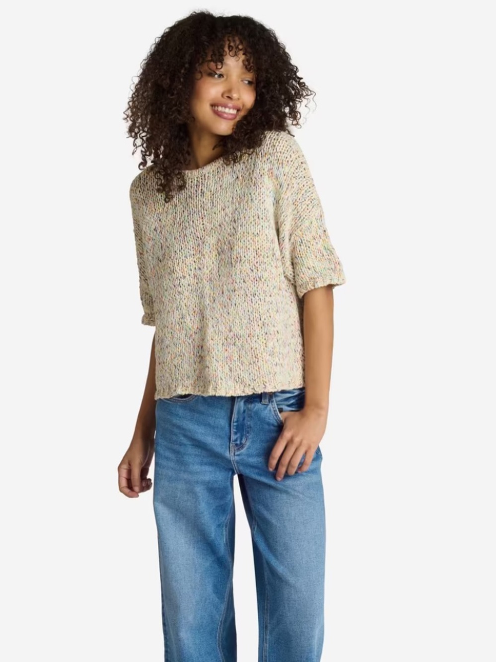 By together specked knit sweater